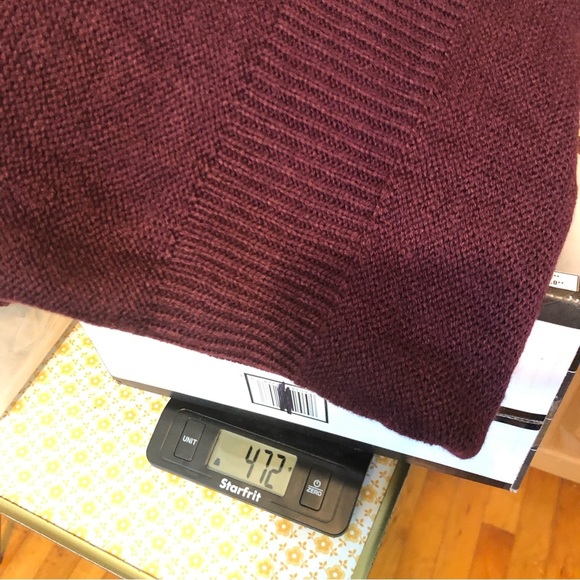 NWT $50 USD Lane Bryant Burgundy Knit 3/4 Long Sleeve Pullover Plus Size 22/24 - Picture 12 of 12